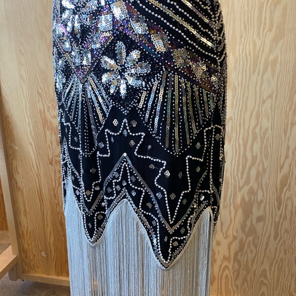 Vintage Sequin and fringed Dress- like new - Picture 8 of 12